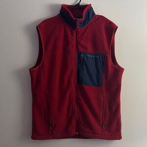 Vineyard Vines Men’s Red Fleece Vest
